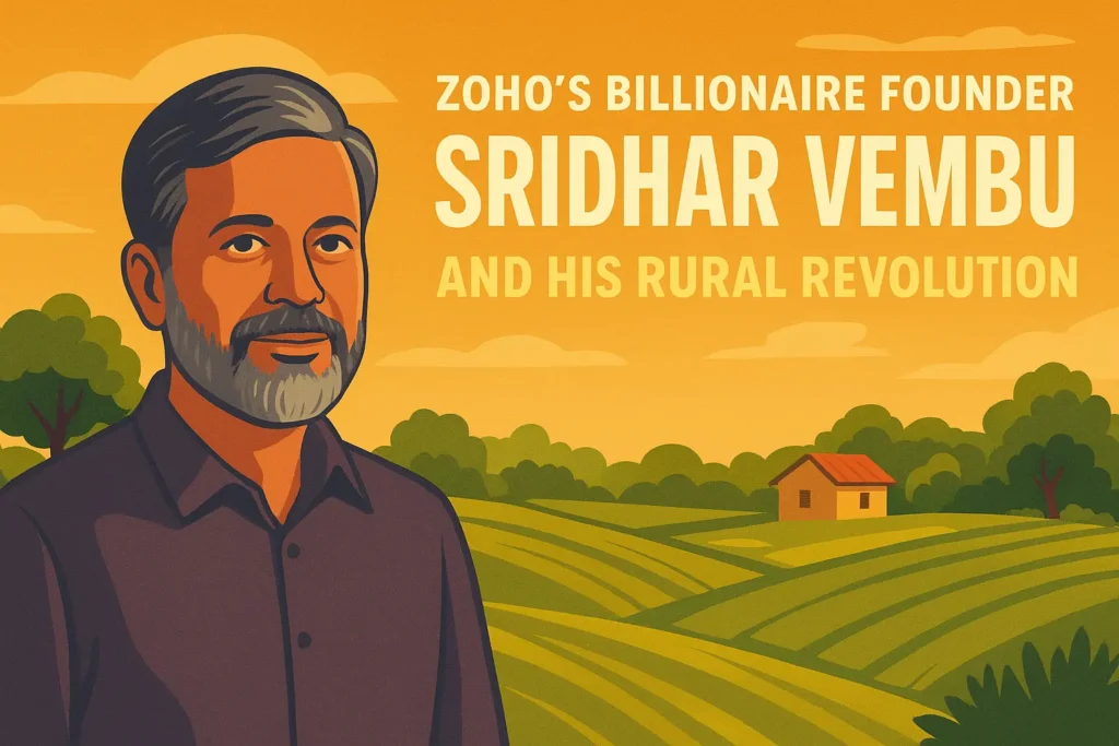 Zoho’s Billionaire Founder Sridhar Vembu and His Rural Revolution