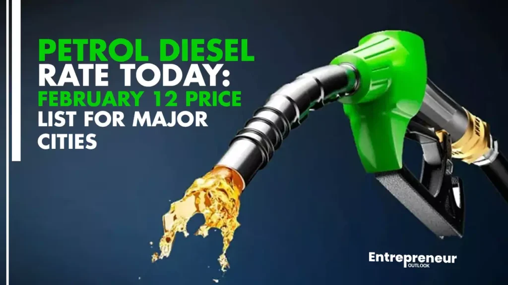Petrol Diesel Rate Today: February 12 Price List for Major Cities