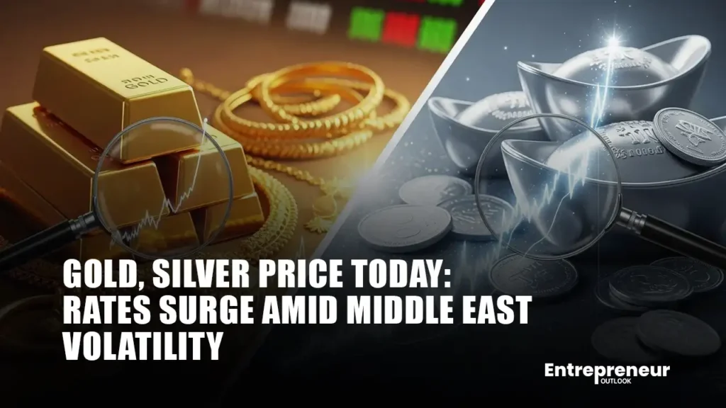 Gold, Silver Price Today: Rates Surge Amid Middle East Volatility